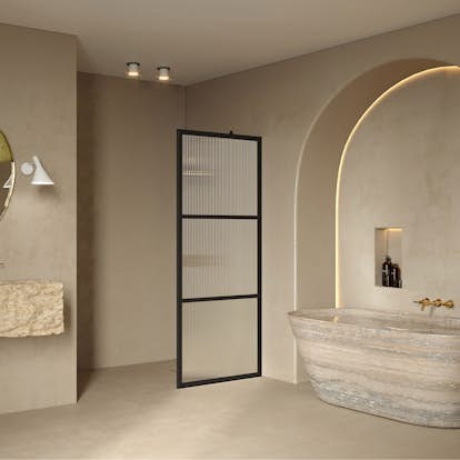 Duschvägg Hietakari Bläk 734 Tokyo Fast