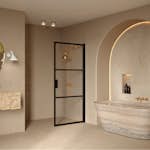 Duschdörr Hietakari Bläk 735 Tokyo Vändbar