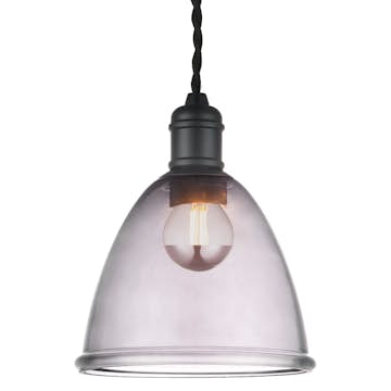 Taklampa Halo Design Wave Glas Ø15 cm E14