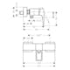 Duschblandare Hansgrohe Metropol 1-grepps med Bygelgrepp