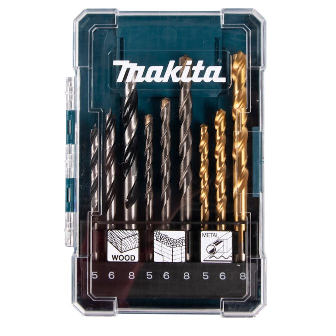 Borrsats Makita D-71962 9 delar