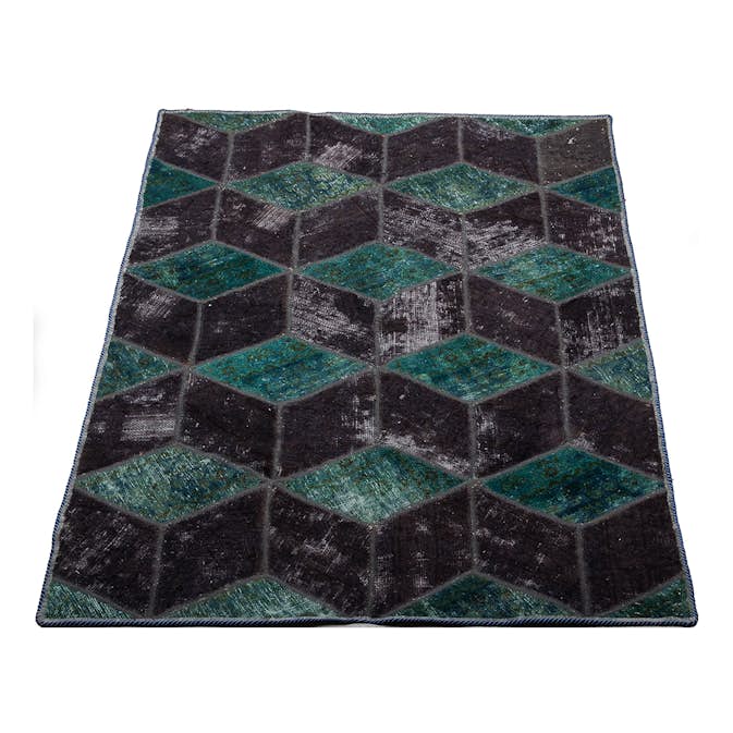 Persisk Patchworkmatta D-sign Handknuten 750649