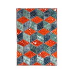 Persisk Patchworkmatta D-sign Handknuten 750662