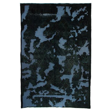 Persisk Vintagematta D-sign Handknuten 750806