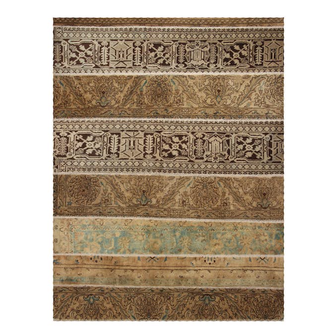 Persisk Patchworkmatta D-sign Handknuten 750894