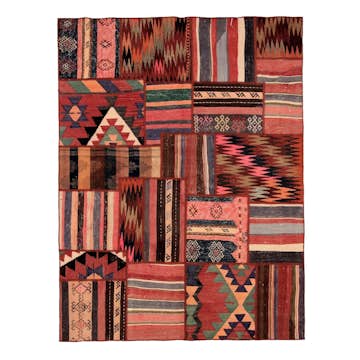 Persisk Patchworkmatta Arkiio Shiraz/Azerbajdzjan 152x202