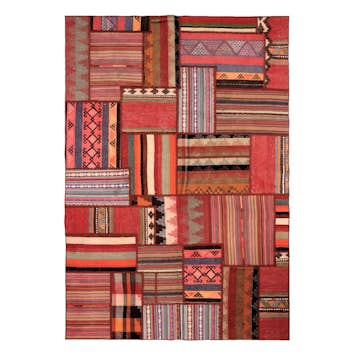 Persisk Patchworkmatta Arkiio Shiraz/Azerbajdzjan Flerfärgad 160x233