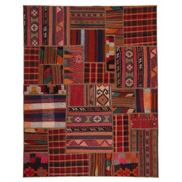 Persisk Patchworkmatta Arkiio Kelim Shiraz/Azerbajdzjan 155x206