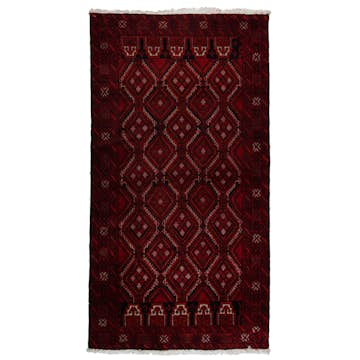 Persisk Matta Arkiio Beluch Röd 104x197