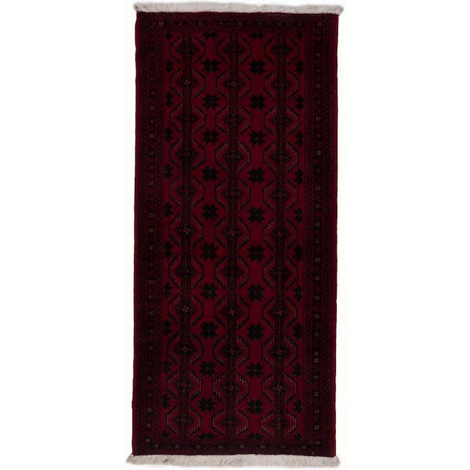 Persisk Matta Arkiio Beluch Röd/Svart 99x215