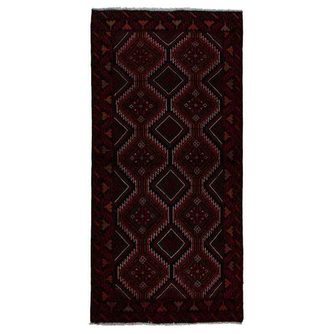 Persisk Matta Arkiio Beluch Röd 97x207