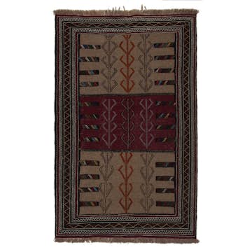 Persisk Nålmatta Arkiio Quchan Kelim Exklusiv 115x180