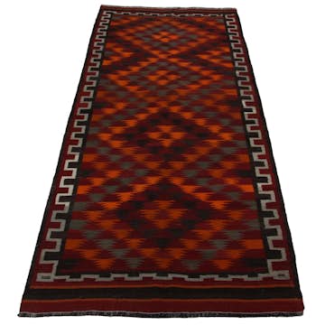 Persisk Matta Arkiio Kelim Flerfärgad 150x370