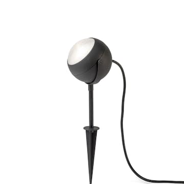 Trädgårdsspot Gnosjö Konstsmide Lecce 230V 4W High Power LED Svart