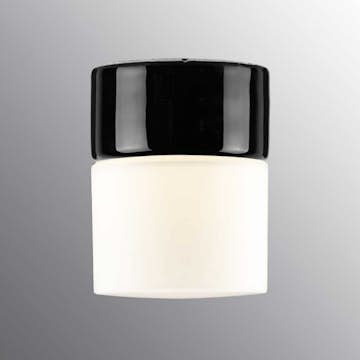 Vägg-/Taklampa Ifö Electric Opus 100/125 Svart Rak IP44 G9