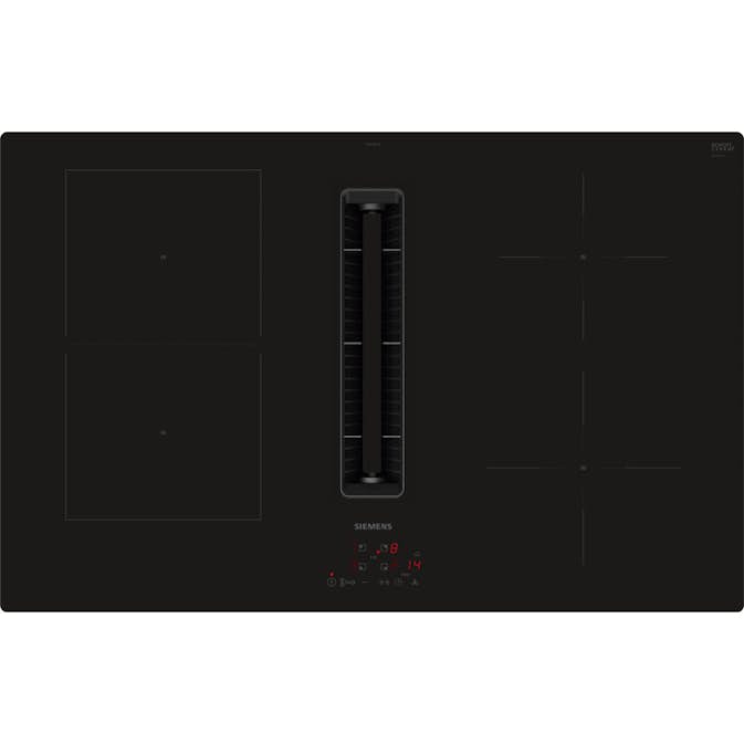 Induktionshäll Siemens iQ300 ED811BS16E med Inbyggd Fläkt Svart