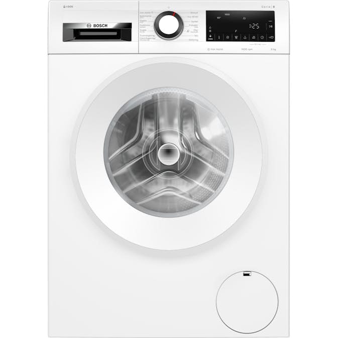 Frontmatad Tvättmaskin Bosch WGG246FASN Serie 6, 9 kg Kapacitet, 1600 Varv/Minut
