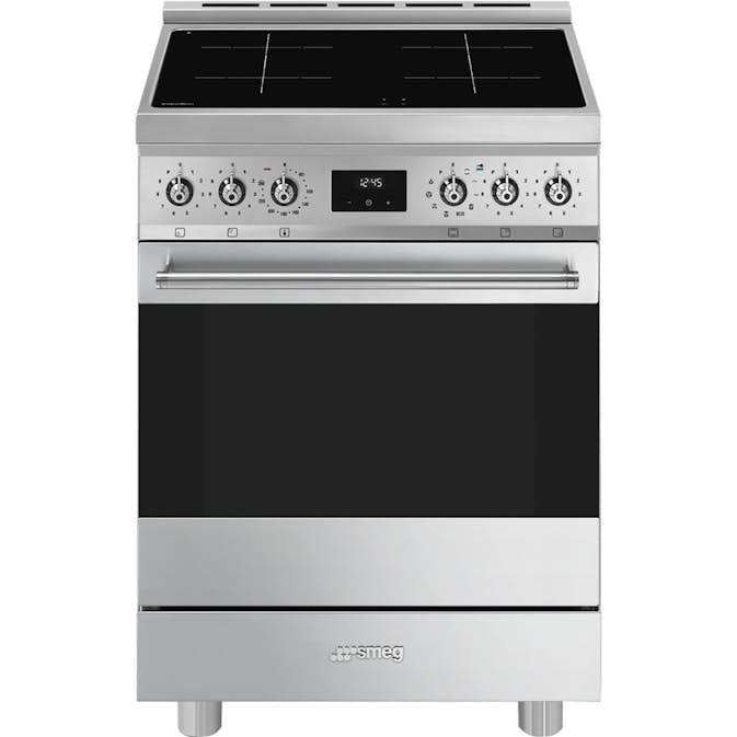 Induktionsspis Smeg C6IPXM2 Rostfri med Pyrolytisk Rengöring och Timerfunktion