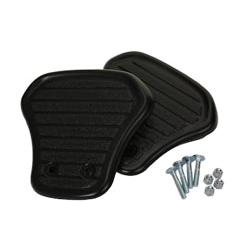 Reservdel Hörby Bruk Plastsits för Dubbelgunga i Svart 2 st