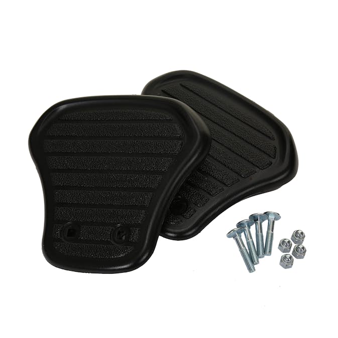 Reservdel Hörby Bruk Plastsits för Dubbelgunga i Svart 2 st