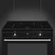 Induktionsspis Smeg CX91IMBL Svart 90cm med Varmluft och Timerfunktion
