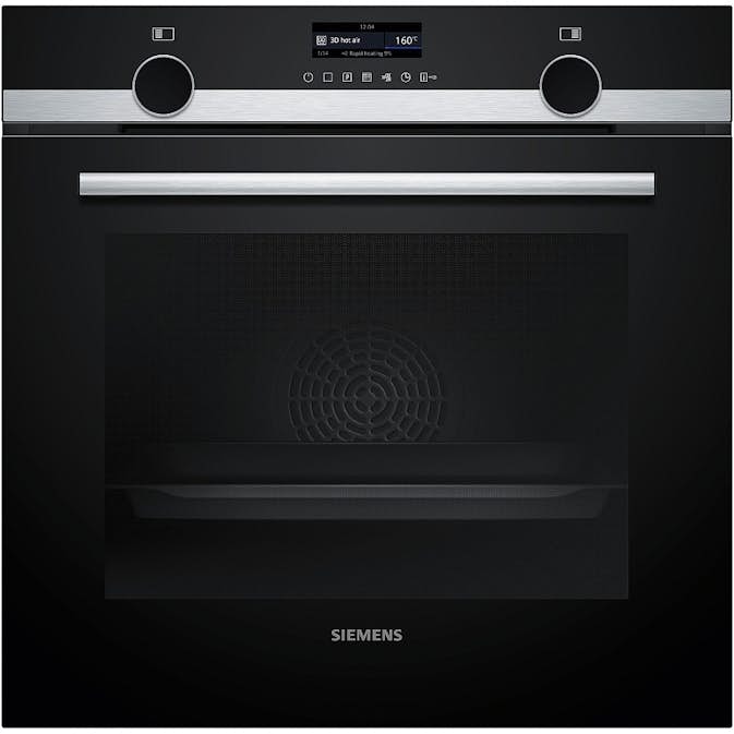 Inbyggnadsugn Siemens HB579GBR3 iQ500 Rostfri med Pyrolytisk Rengöring och Air Fry-funktion