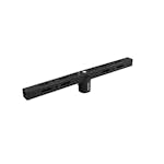 Stolptopp Hide-a-lite Linjär 2-4 Arm Svart