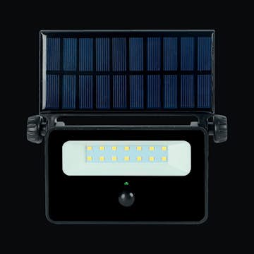 Strålkastare Designlight Solcell IP65, 16W, PIR