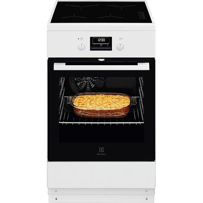 Induktionsspis Electrolux LKI561401W med SteamBake och Inbyggd Termometer - Vit