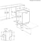 Integrerad Diskmaskin AEG FBB84707PM Rostfri 60 cm med SprayZone och SatelliteClean