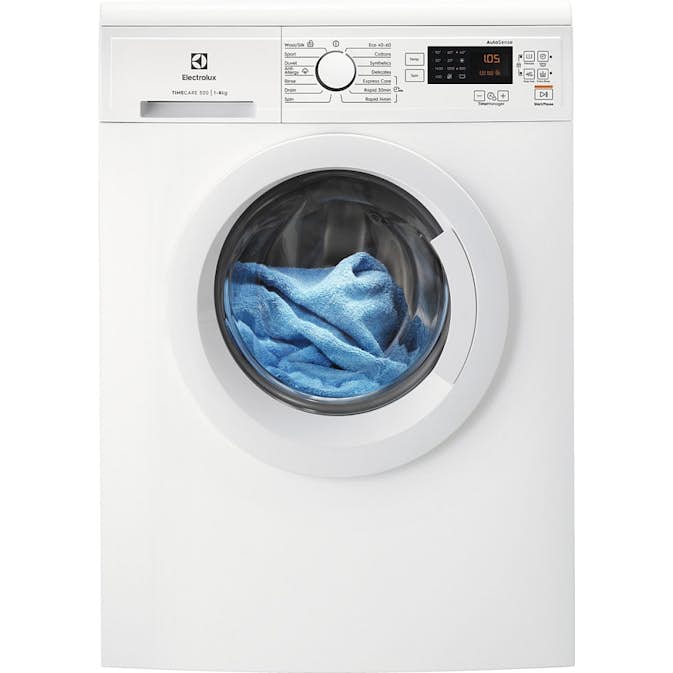 Frontmatad Tvättmaskin Electrolux TimeCare EW2F3048D2 med Invertermotor och Anti-Allergiprogram