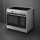 Induktionsspis Smeg - CX92IM, Rostfri med Dubbelugn