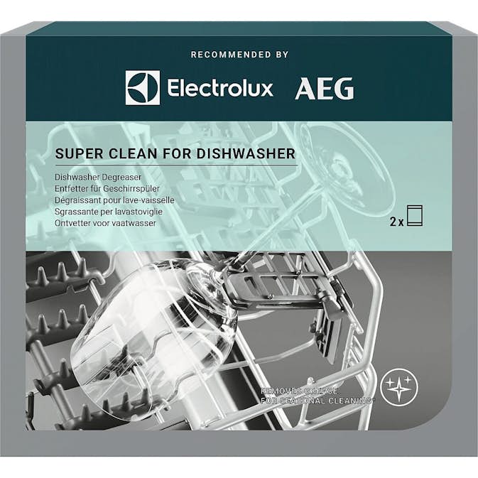 Djuprengöringsmedel Electrolux M2DCP051 för Diskmaskiner - Två Påsar