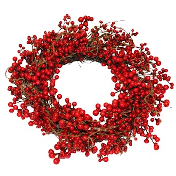 Krans Nordic Winter med Röda Bär