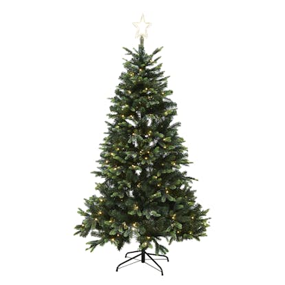 Plastgran Nordic Winter LED med Stjärna