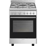 Gasspis Smeg Classic CX60GMNO Rostfri med Smarta Funktioner