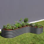 Odlingskant Vitavia Curve 401 Antracit