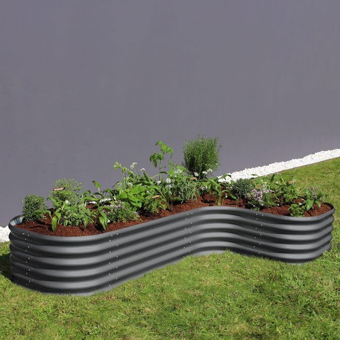 Odlingskant Vitavia Curve 401 Antracit