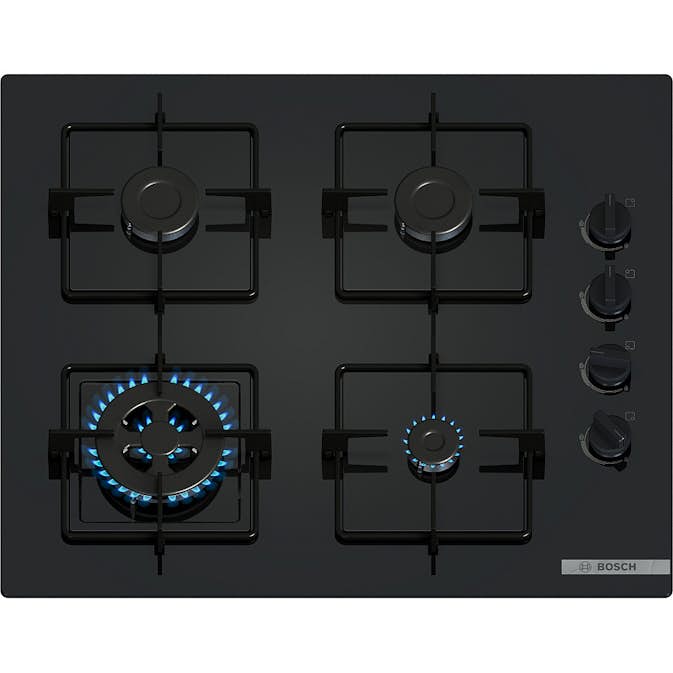 Gashäll BOSCH Serie 2 POH6B6K30 Svart 60 cm