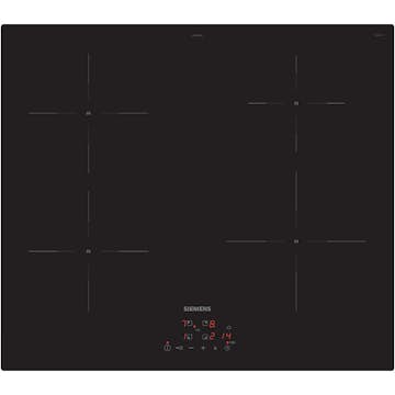 Induktionshäll Siemens iQ100 EU611BEB5E Svart 60cm med Barnspärr