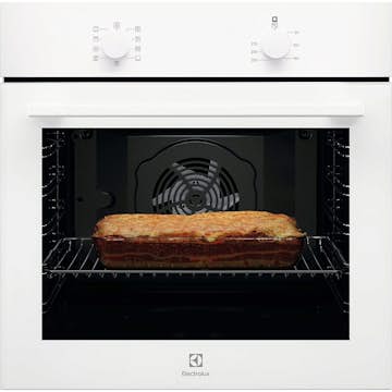 Inbyggnadsugn Electrolux EOB105V Vit med Varmluft och AquaClean