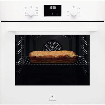 Inbyggnadsugn Electrolux COB410V Vit med Varmluftsfunktion och AquaClean