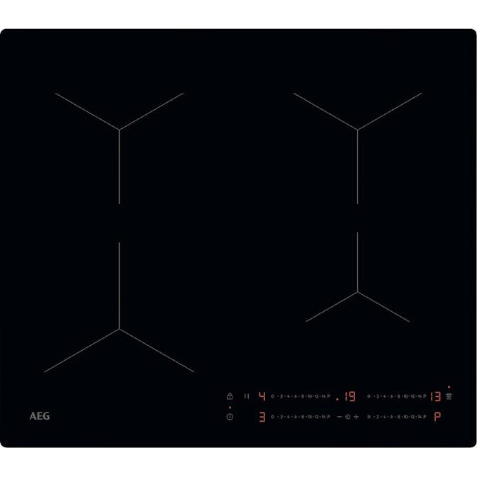 Induktionshäll AEG TO64IA00IB Kraftfull 5000 Serie Svart Med Automatisk Justering Av Fläkt