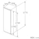 Integrerad Frys BOSCH GIN81ACE0 Serie 6 med NoFrost