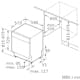 Underbyggd Diskmaskin Siemens iQ500 SN45ZS08CE Rostfri med Smart Uppkoppling