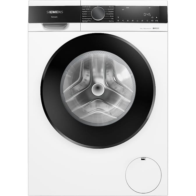 Frontmatad Tvättmaskin Siemens WG56G2ZWDN iQ500 med StainRemoval