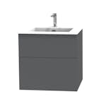 Tvättställsskåp Miller Badrum City 60 för Heltäckande Tvättställ