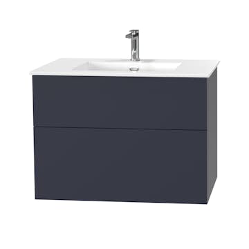 Tvättställsskåp Miller Badrum City 80 för Heltäckande Tvättställ