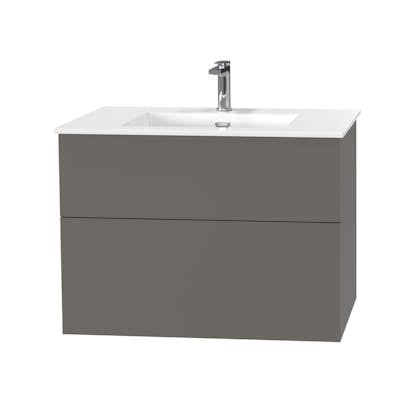 Tvättställsskåp Miller Badrum City 80 för Heltäckande Tvättställ