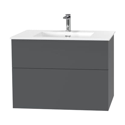 Tvättställsskåp Miller Badrum City 80 för Heltäckande Tvättställ